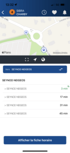 Horaires Temps Réel - Appli Sibra