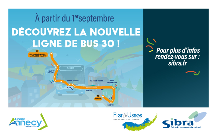 Bandeau ligne 30 mobile