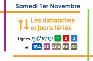 Samedi 1er Novembre - Jour Férié
