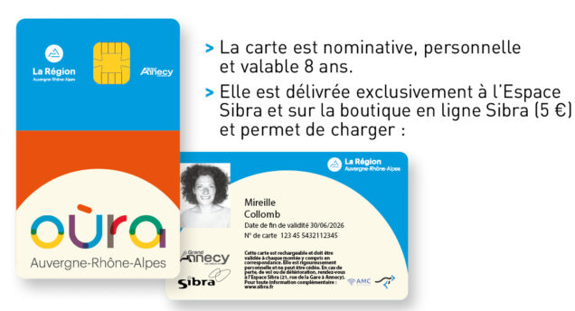 Carte Oùra - Valable 8 ans - Janvier 2026