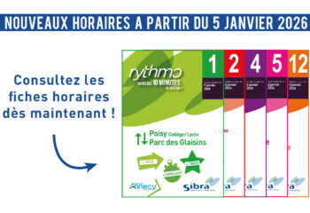 Nouveaux Horaires - 05/01/2026