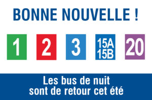 Actu bus nuit été 2026