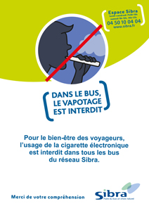 Vapotage interdit